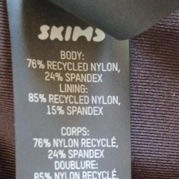 LIKE NEW! SKIMS Recycled Signature Swim Tank Bikini Top Size Large - Picture 7 of 9